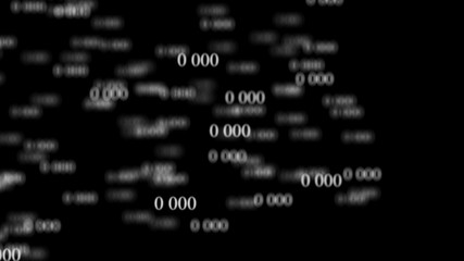 Obraz premium Digital background matrix. 3d rendering. Binary code. Programming. Web Developer. Digital code number