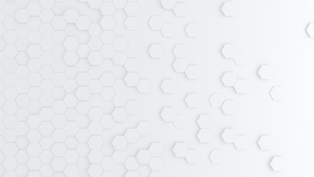 Bright hexagon wallpaper or background