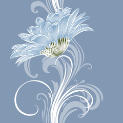 Obraz na płótnie Canvas Spring background with gerbera flowers.