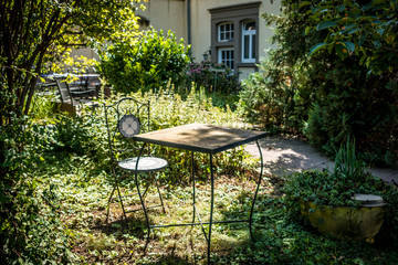 Vorgartengestaltung und Dekoration