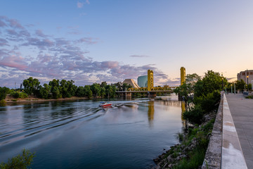Sunrise over West Sacramento