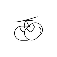 Chestnut, autumn icon. Element of autumn icon