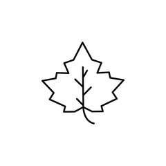 Obraz premium Leaf, autumn icon. Element of autumn icon