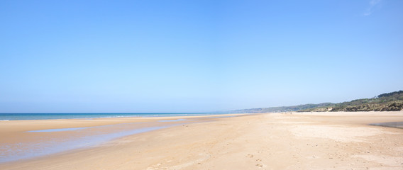 Fototapeta na wymiar La plage de Omaha Beach