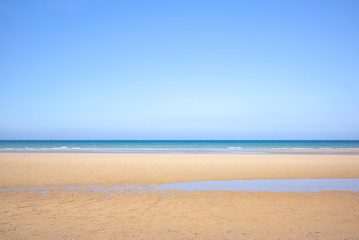 Fototapeta na wymiar La plage de Omaha Beach