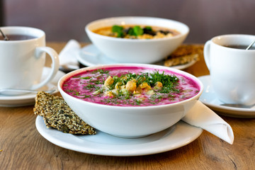 Vegan food, healthy brunch breakfast. Concept Detox diet. 