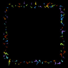 Question marks Quiz, doubt poll query public poll.