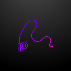 Obraz premium Fishing rod outline nolan icon. Elements of sport set. Simple icon for websites, web design, mobile app, info graphics