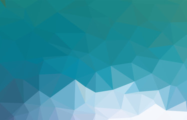 Abstract low poly background of triangles in blue colors