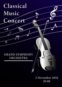 Classical music poster