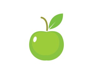 Apple logo icon vector illustration design