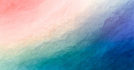 Abstract colorful watercolor paint blue green pink red background with liquid fluid texture for background, banner