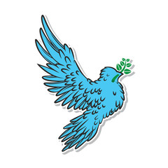 international day of peace logo illustration