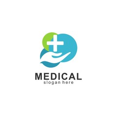 MEDICAL LOGO TEMPLATE, DESIGN VECTOR, ILLUSTRATION