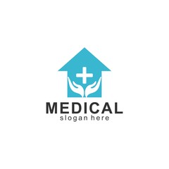 MEDICAL LOGO TEMPLATE, DESIGN VECTOR, ILLUSTRATION