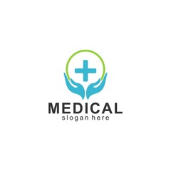 MEDICAL LOGO TEMPLATE, DESIGN VECTOR, ILLUSTRATION