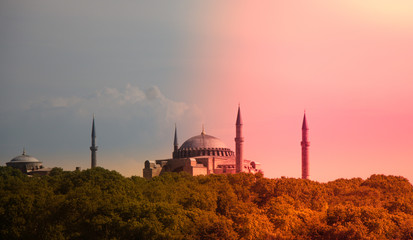 Hagia Sophia,  the world famous monument