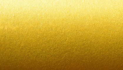 The gold wall that is shiny