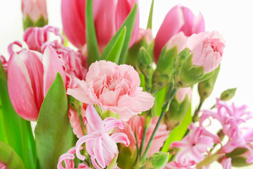 Fototapeta premium Beautiful bouquet of spring flowers.