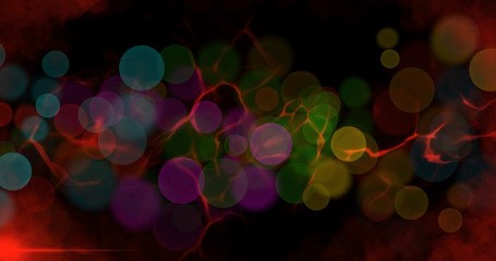 abstract background with lights