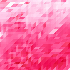 Vector abstract mosaic pink pattern.