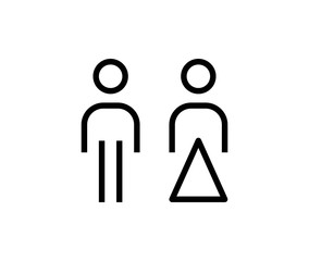 WC line icon