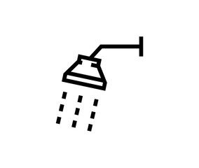 Shower line icon