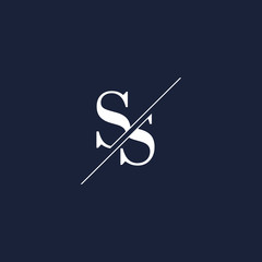 S initial Logo Vector, Simple letter design inspiration