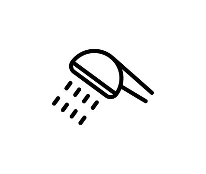 recommend clip art: Shower line icon