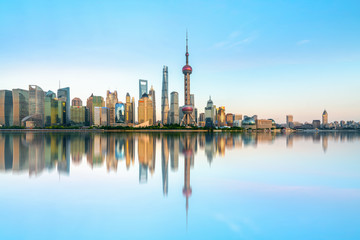 Fototapeta na wymiar Shanghai Lujiazui Architectural Landscape Skyline..