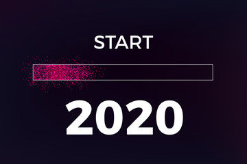 Start 2020 Pink Loading Screen
