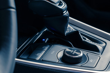 particolare leva cambio automatico automobile