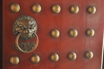 Red Chinese Door