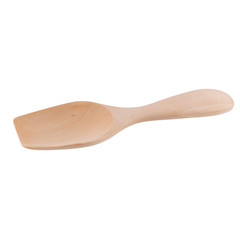 wooden spoon isolated on a white background