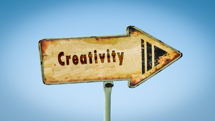 Street Sign to Creativity