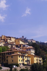 Fototapeta na wymiar View of Cortona, Tuscany, Italy