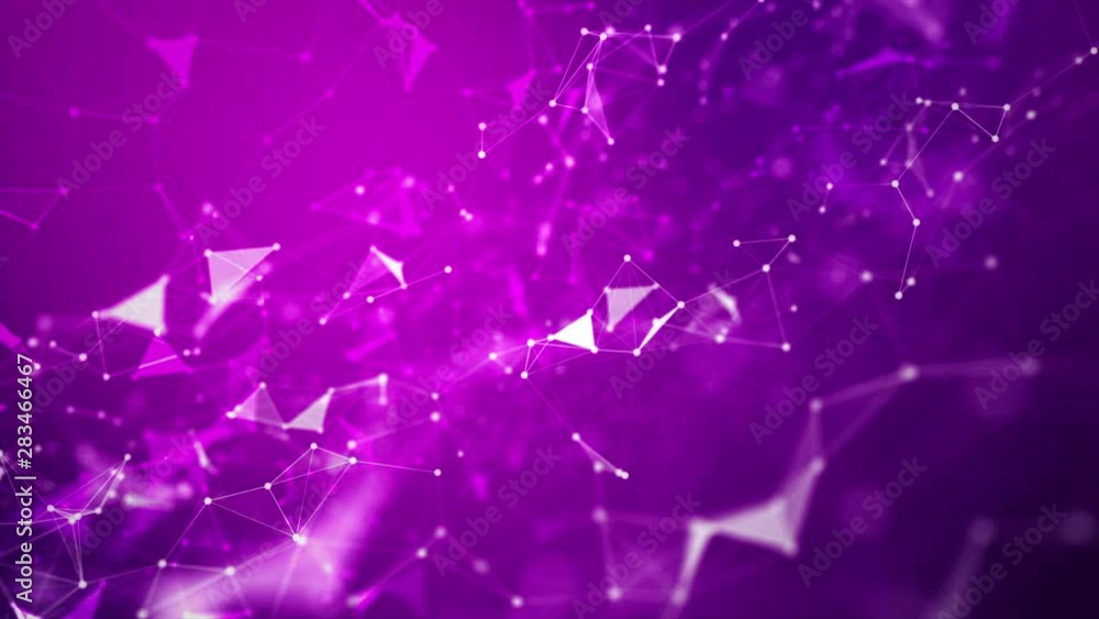 Poster abstract background futuristic dot point and connection line for network cyber technology concept wi