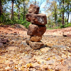 stones on beach