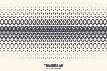Triangles Particles Vector Abstract Geometric Technology Extreme Sports Background. Halftone Triangular Retro Simple Pattern Backdrop. Minimal 80s Style Dynamic Tech Wallpaper
