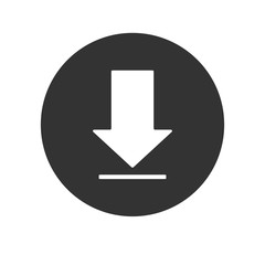 Download arrow icon, vector image