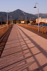 Shadows at the pier