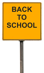 Back to school road billboard