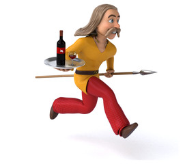 Fun gaulois - 3D Illustration