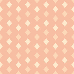 Seamless pattern with pink rhombuses