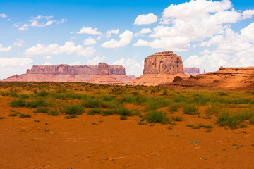 Fototapeta na wymiar Monument Valley on the border between Arizona and Utah, USA