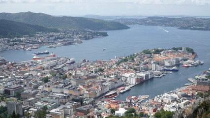 Naklejka na ściany i meble Bergen