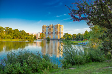 building in the park