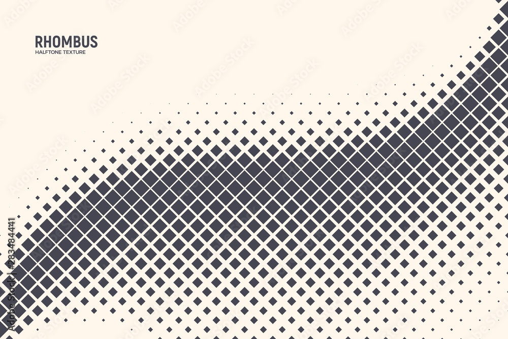 Aufkleber square shapes vector abstract geometric technology oscillation wave background