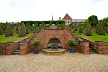 Old German monastery with a fantastic garden