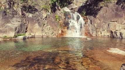 Portugal Lake Waterfall